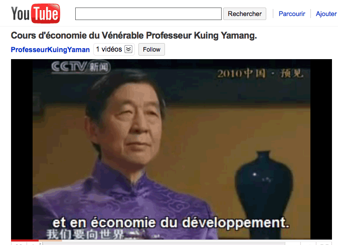 hoax economiste chinois