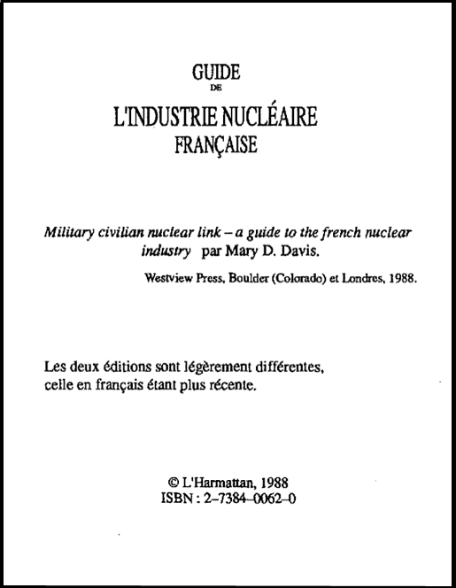 Guide du programme nucléaire français