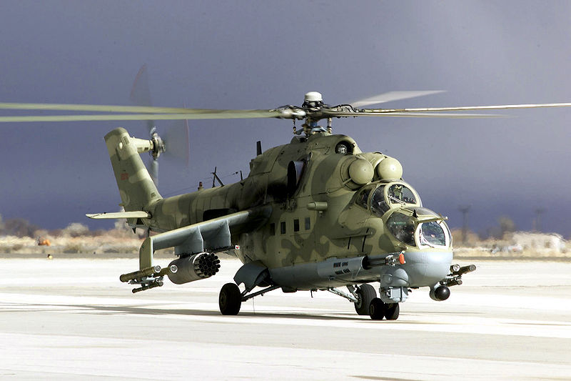 helicoptere d'attaque russe
