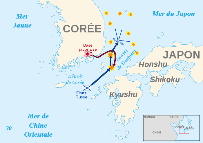 tsushima battle map